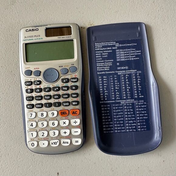 Casio fx-115ES PLUS Scientific Calculator Two Way Power Solar Battery - Picture 1 of 4